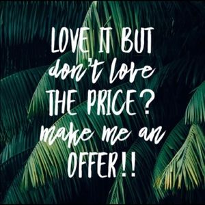 Offers welcome!! 💗